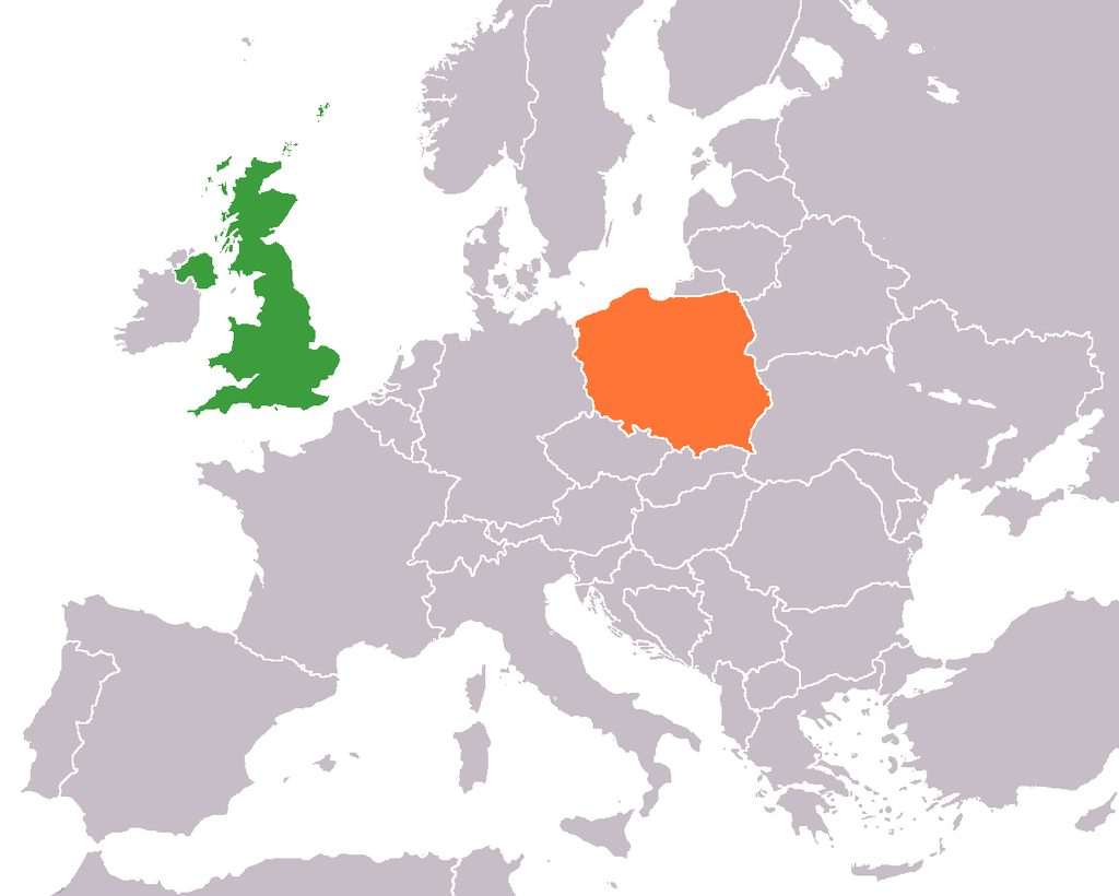 Diplomatické vztahy mezi Polskem a Velkou Británií byly navázány 15. července 1919.