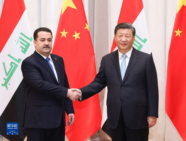 Čínský prezident Si Ťin-pching se v Rijádu setkal s iráckým premiérem Mohammedem Shia' Sabbar al-Sudani