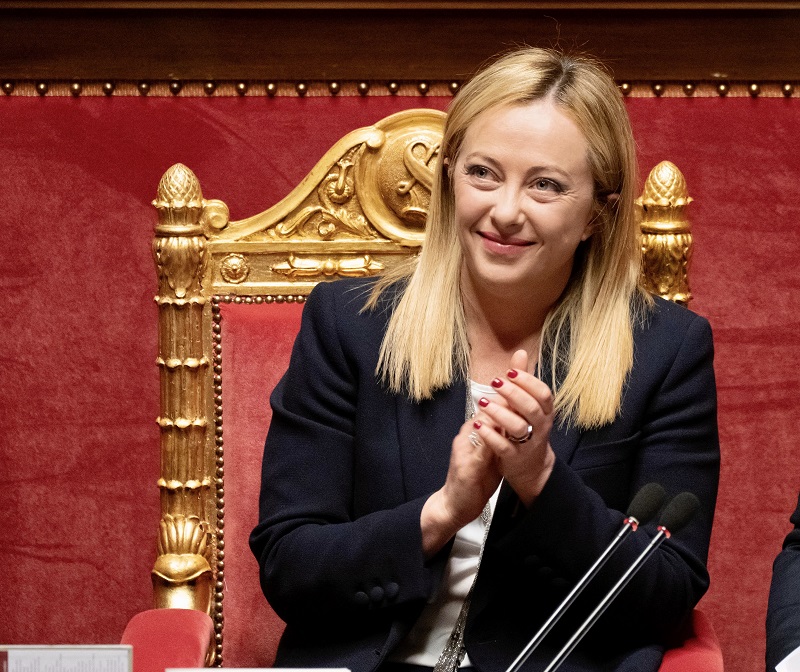 Italská premiérka Giorgia Meloniová
