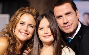 Kelly Preston, Ella Bleu Travolta a John Travolta 